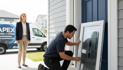 Professional door repair service by vinyl-siding experts in Greensboro, NC