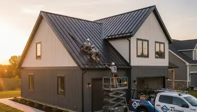Professional metal roofing installation in Greensboro, NC by Next Level Exteriors experts