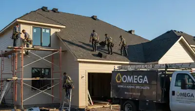 Vinyl siding and new roof installation in Greensboro, NC by Next Level Exteriors