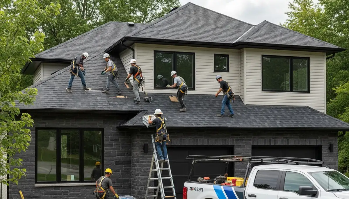 Vinyl siding and roof installation experts in Greensboro NC enhancing home durability and curb appeal