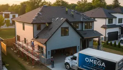 Professional roof replacement and vinyl siding in Greensboro, NC home by Next Level Exteriors