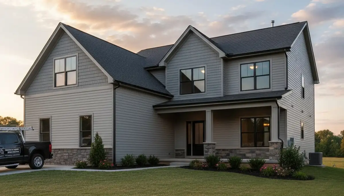 Professional vinyl siding installation on home exterior in Greensboro, NC