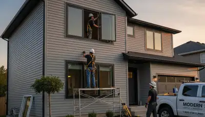 Professional vinyl siding and window installation in Greensboro, NC by Next Level Exteriors