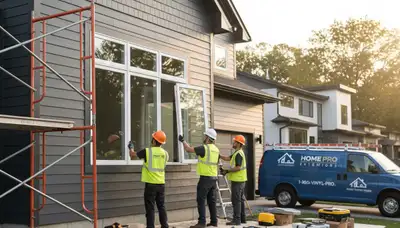 Professional window replacement with vinyl siding in Greensboro, NC home exterior renovation